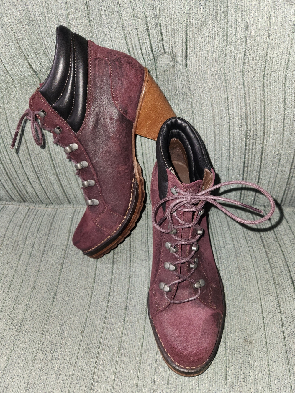 🍉Neosens Chelva Lace-Up Suede Ankle Boots